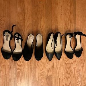 Black shoe bundle